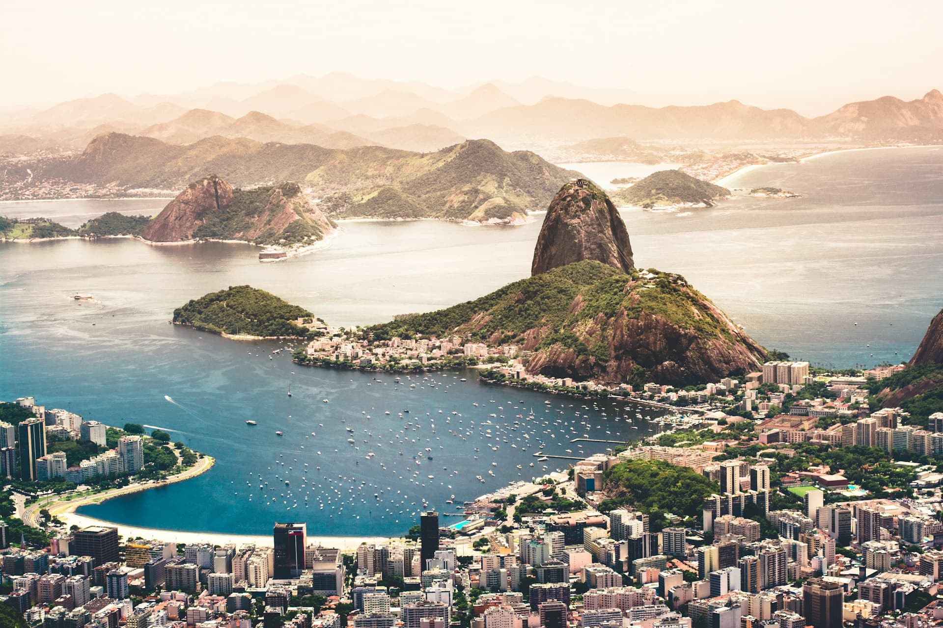 Christ the Redeemer statue overlooking Rio de Janeiro
