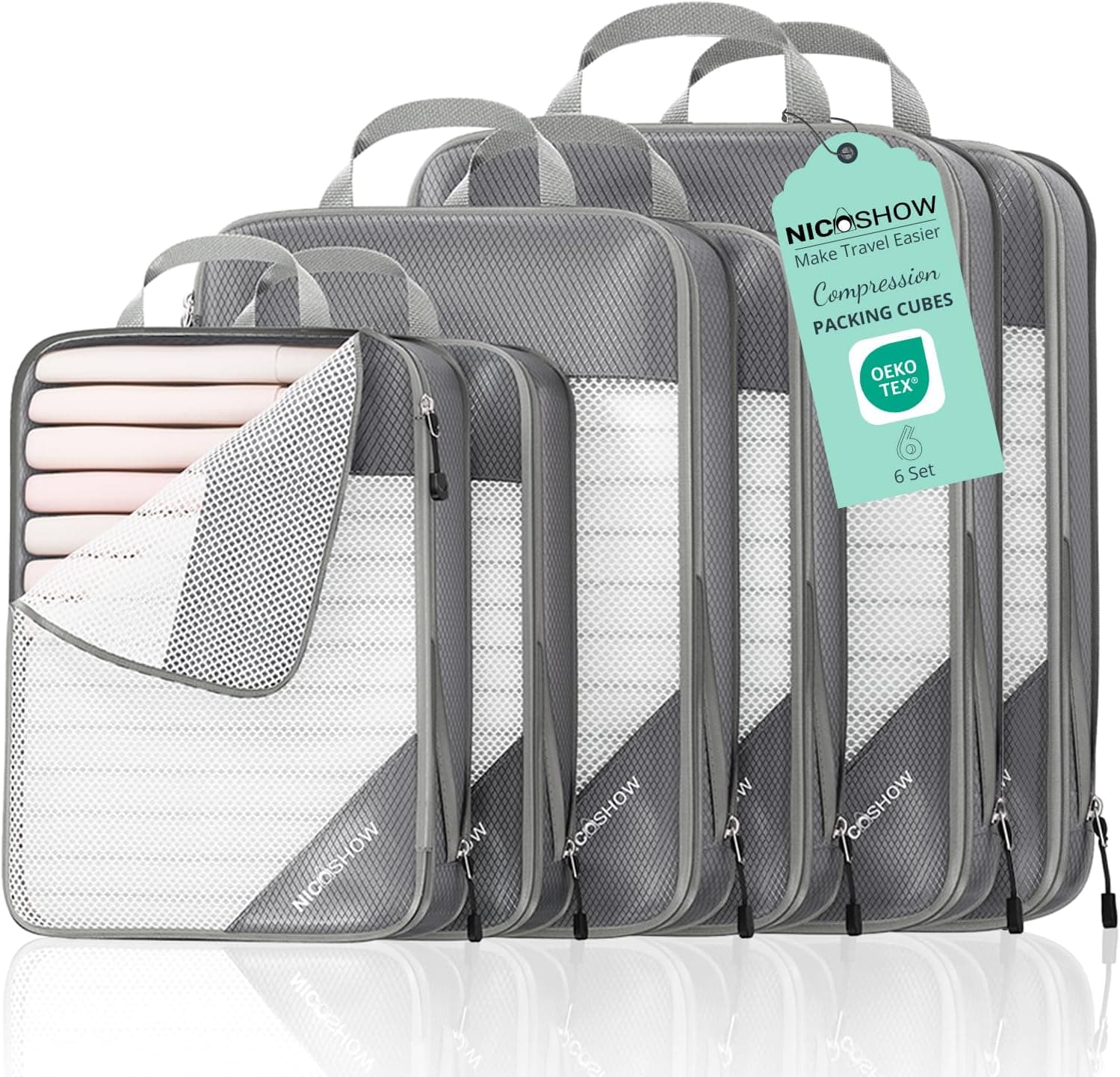 NICOSHOW compression packing cubes